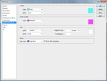 Here you can select the colour for the guide, , smart guides, and grid lines Settings