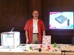 May 2016 demonstrating our 3D Ultimaker printer to Grade 7 feeder schools at Montecassino hotel 3D Print Demo